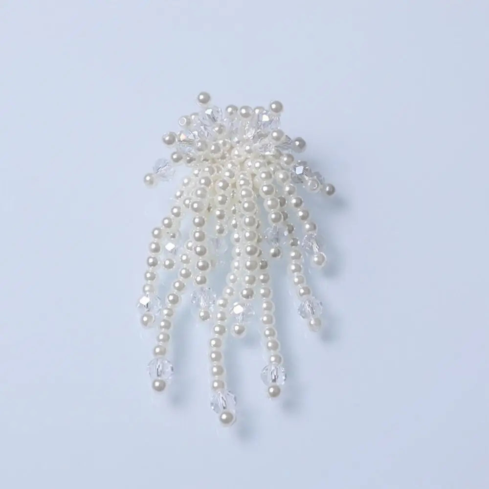Pearl Button Covers – Alloy Rhinestone Flower DIY Shirt Decor