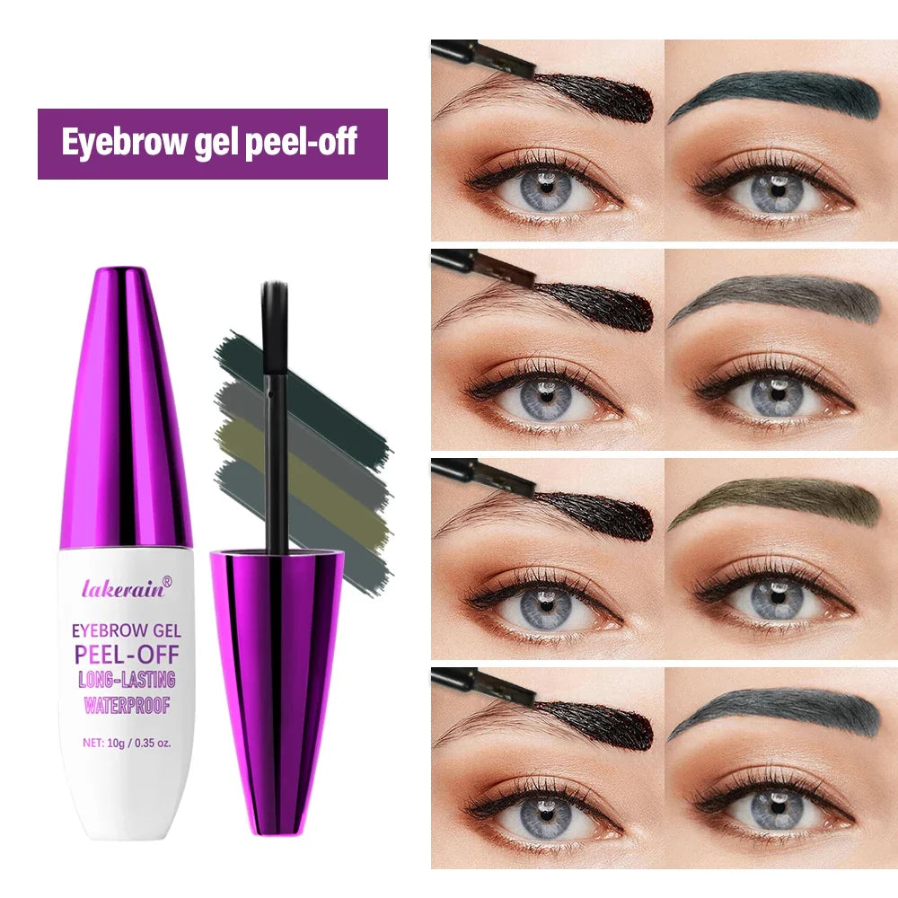 Peel-Off Eyebrow Gel Tint – Waterproof Semi-Permanent Brow