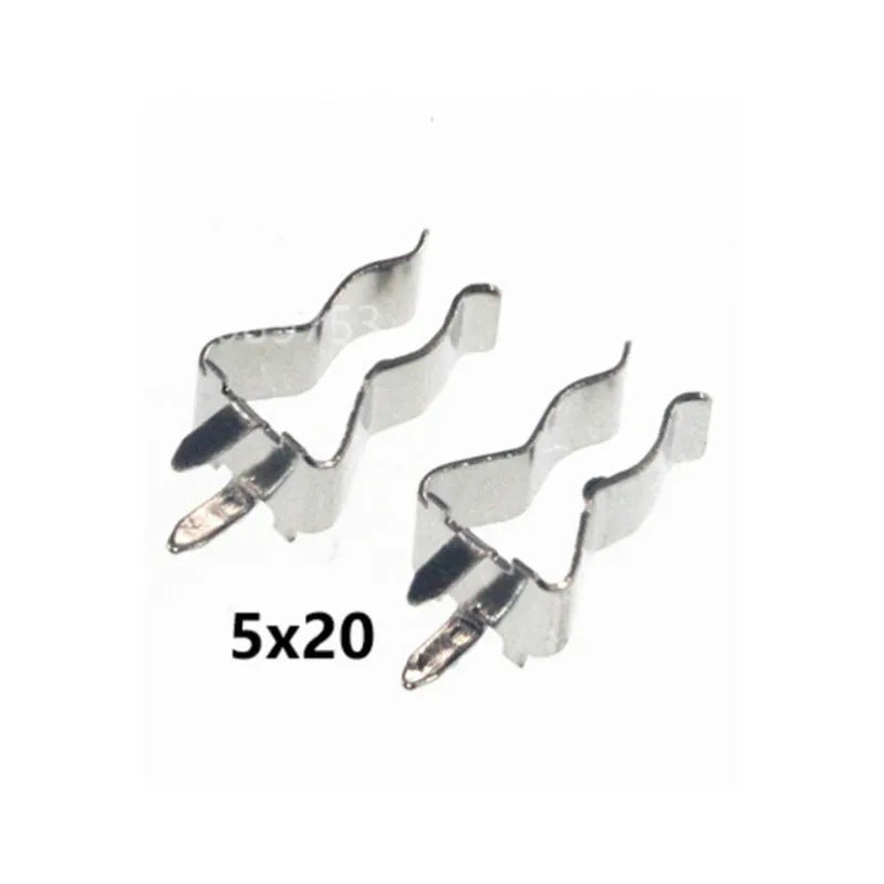 5 6 Fuse Clip Holder 5X20MM Insurance Header Copper Clamp