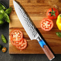 Forged Hammer-Pattern Kitchen Cleaver – Japanese Chef Knife