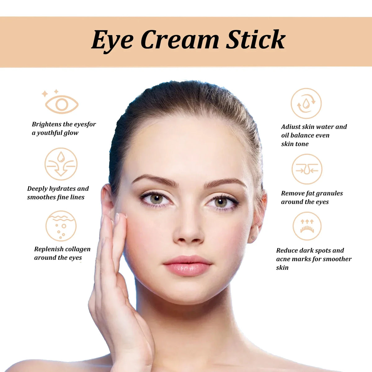 Snail Eye Cream Stick – Retinol, Collagen & Niacinamide | Hoygi