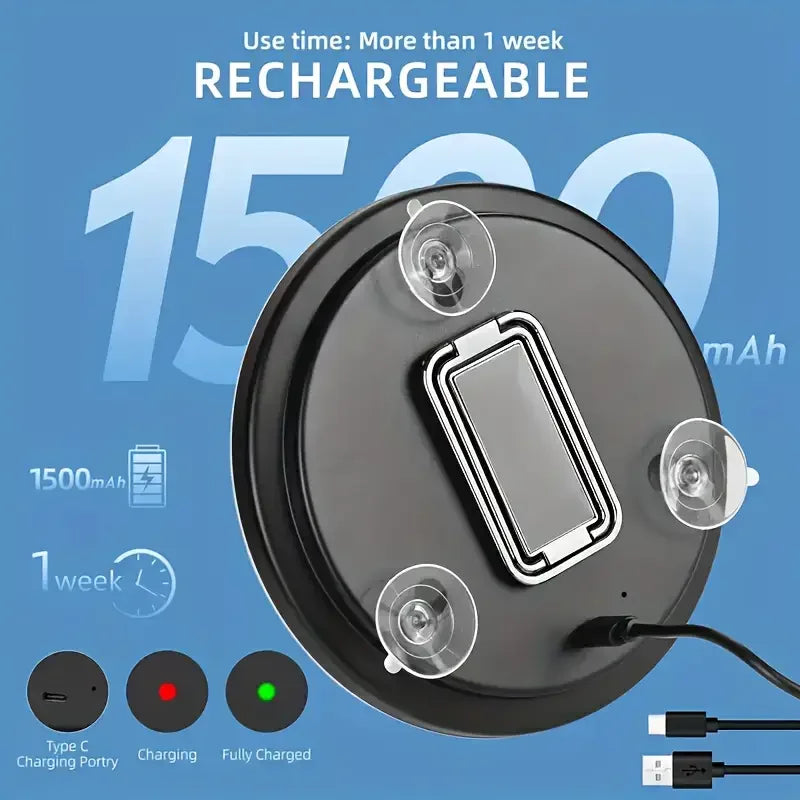 40X Magnifying Makeup Mirror with Adjustable LED Light