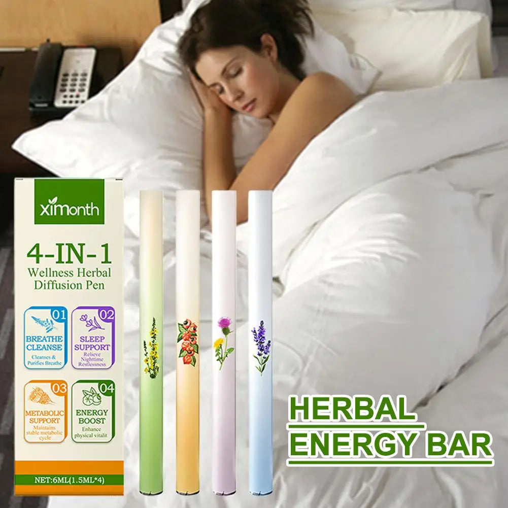 SADOER 4-in-1 Herbal Diffuser Bar – Mullein, Thyme & Green Tea