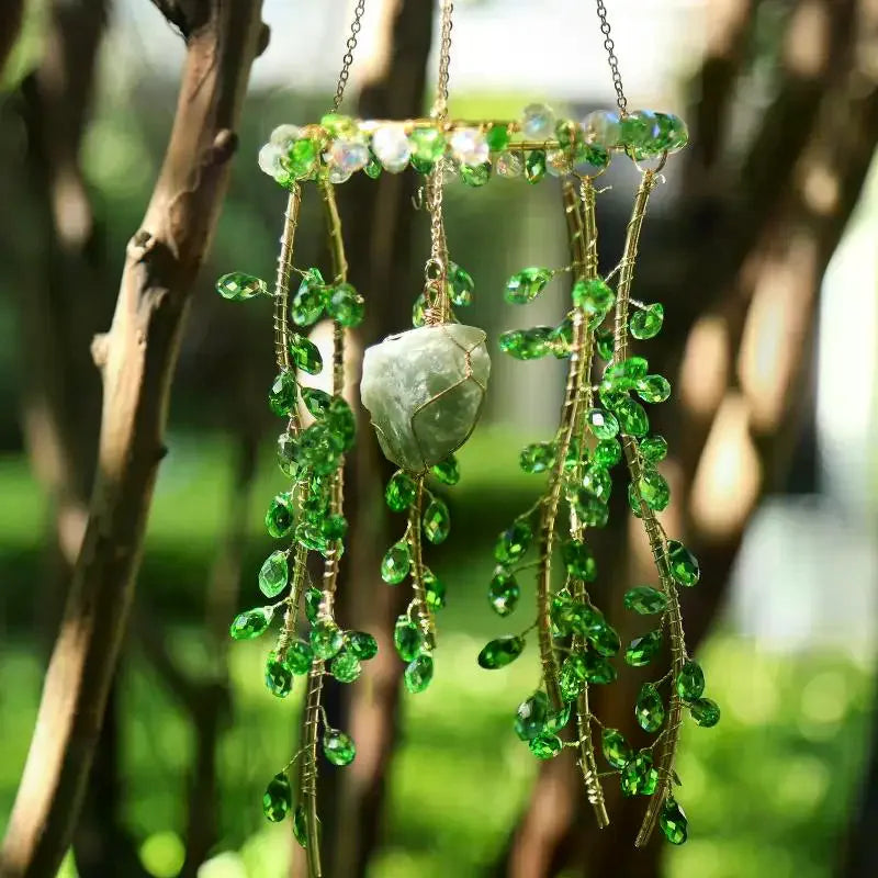 Crystal Wind Chime Handmade Rainbow Sun Catcher – Willow Decor