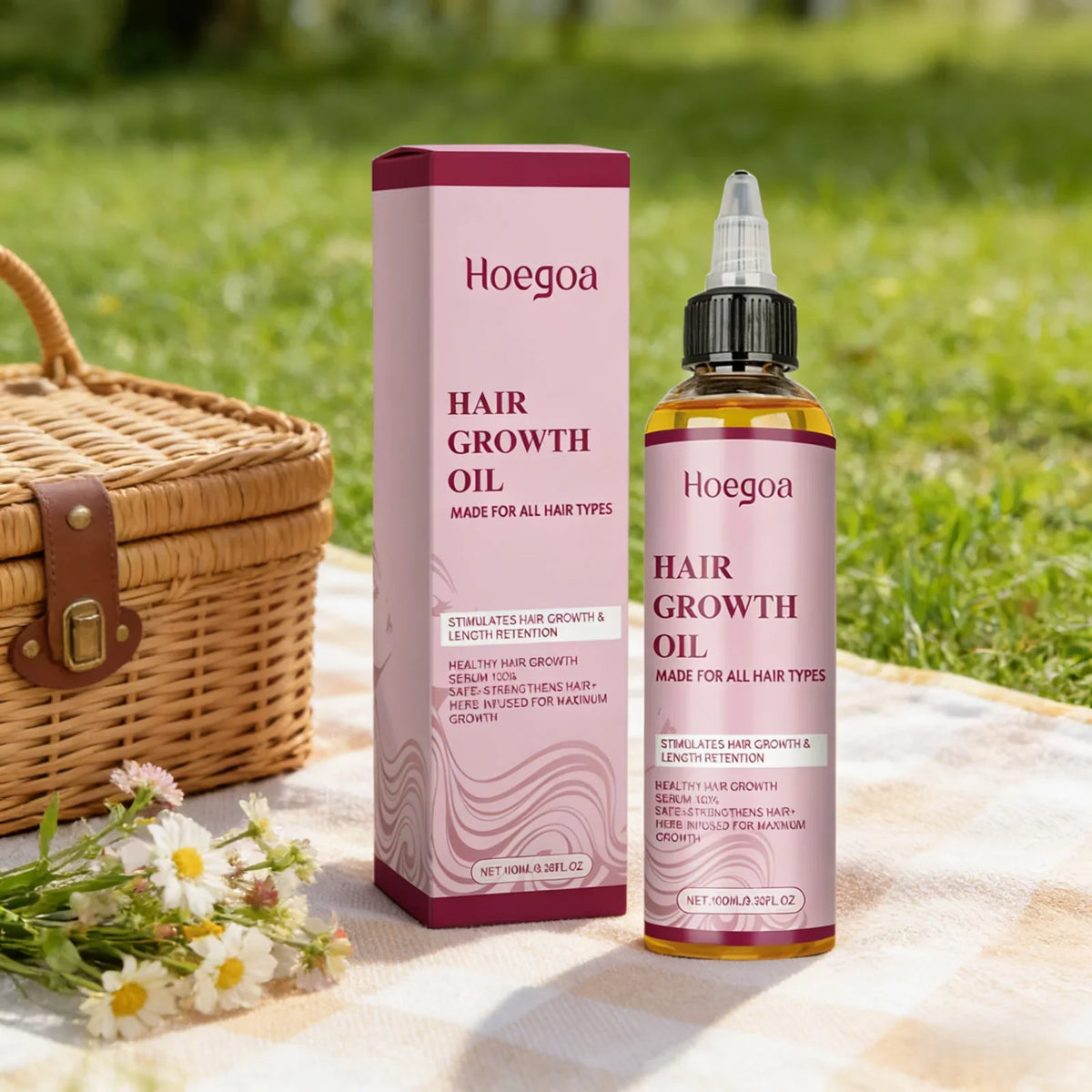 Hoegoa Ginger Rosemary Hair Growth Oil – Deep Nourishment 100ml
