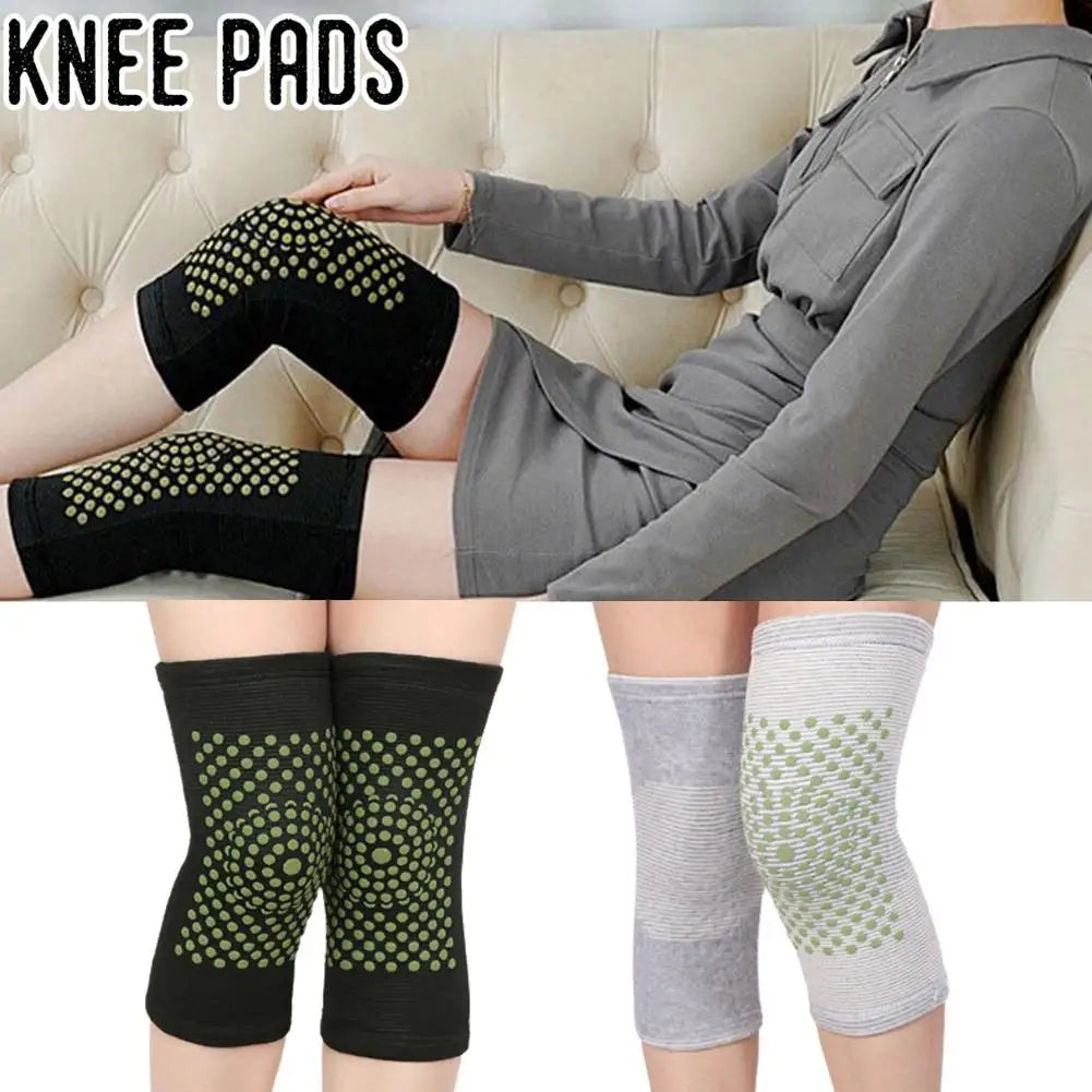 Self-Heating Tourmaline Knee Brace Sleeves – Far Infrared Warm