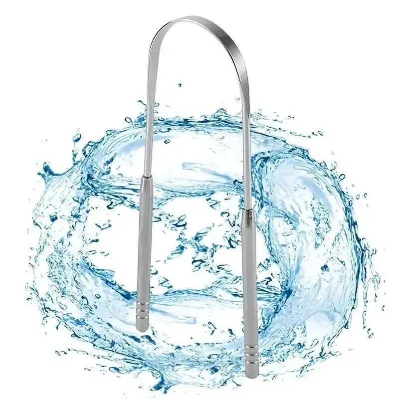 U-Shaped Stainless Steel Tongue Scraper for Fresh Breath