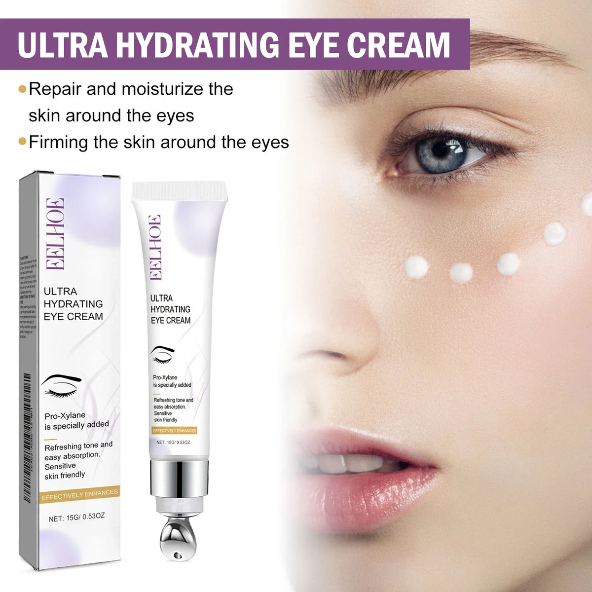 Eelhoe Eye Cream – Dark Circles, Bags & Fine Lines 15g