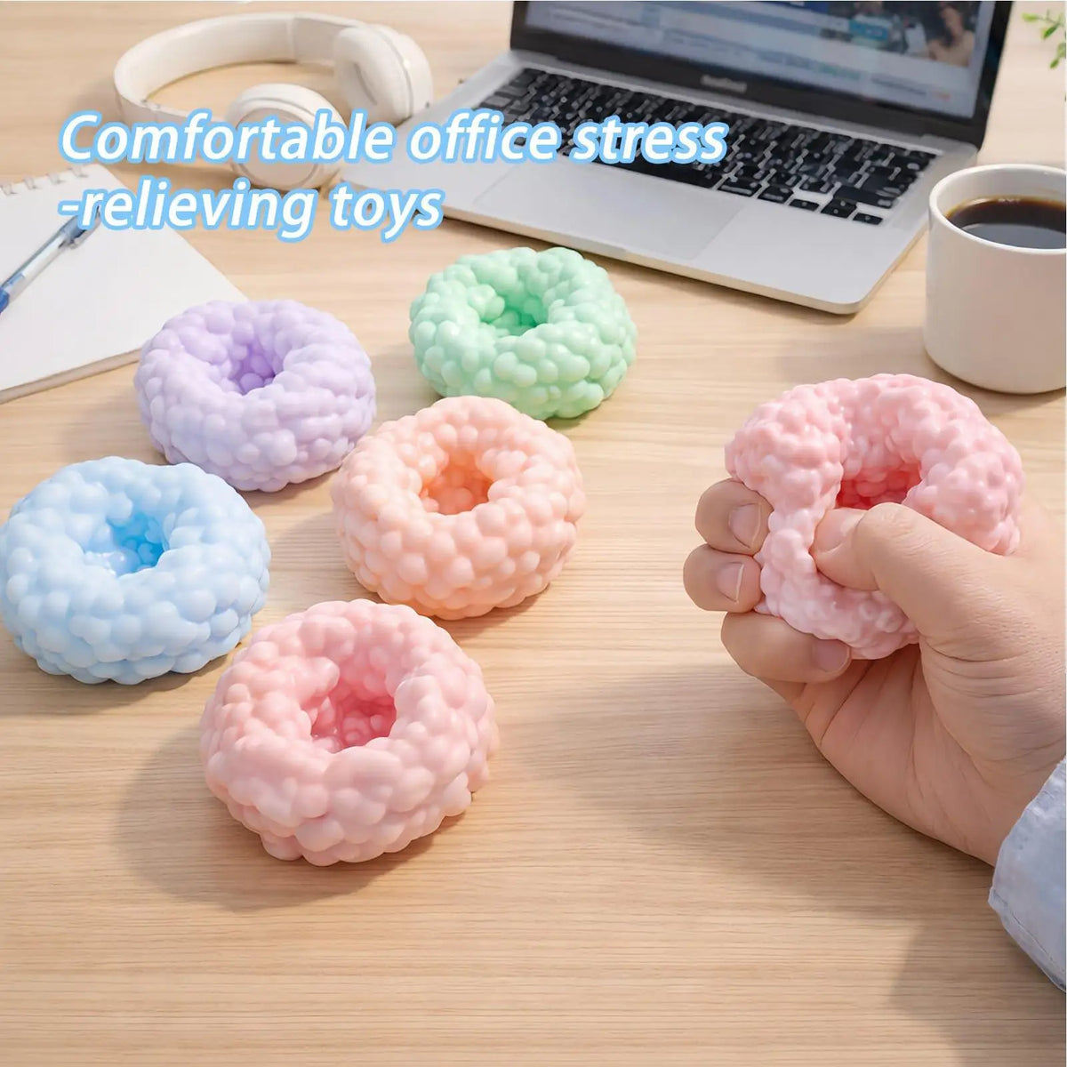 Crunchy Sand Stress Ball – Fidget Squeeze Toy for Teens & Adults