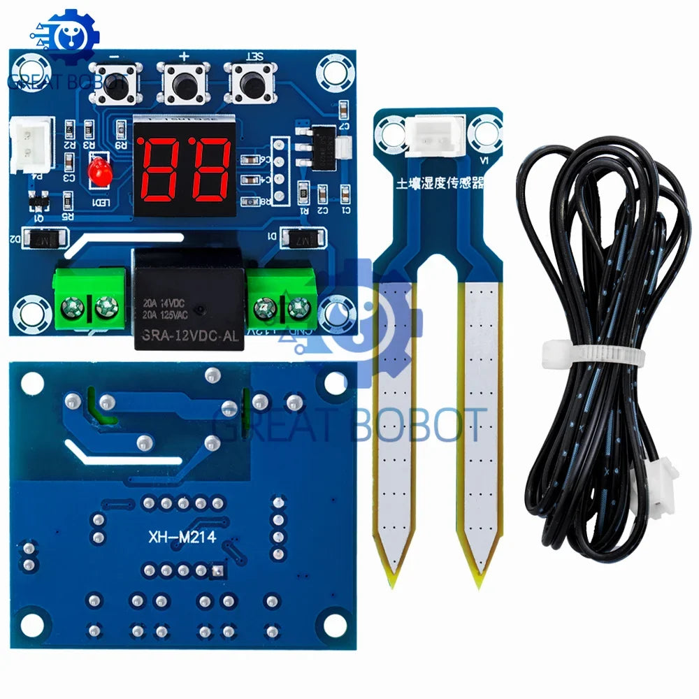 XH-M214 Soil Humidity Controller – Auto Irrigation Module