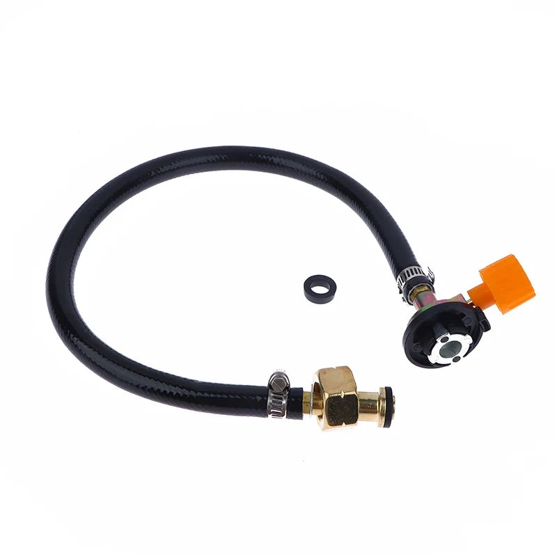 Leak-Proof Gas Refill Adapter – Braided Hose Cylinder Coupler