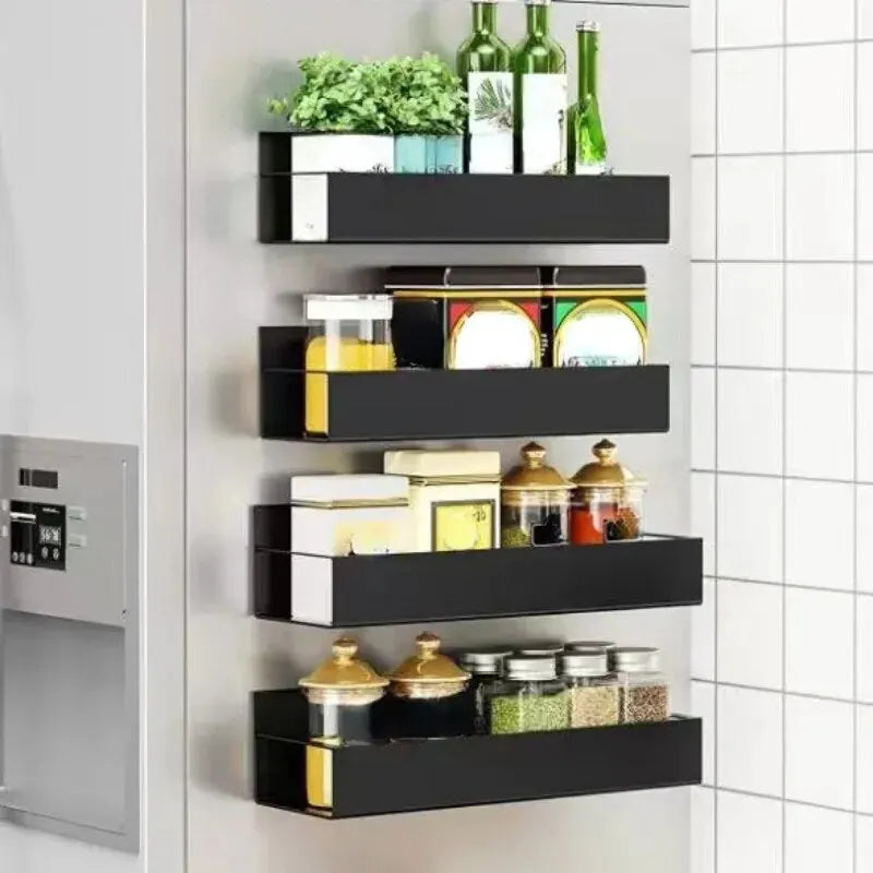 Magnetic Side Storage Shelf for Fridge & Washer – 2pcs Set
