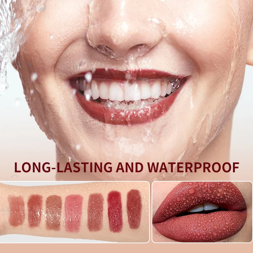 Flower Strawberry Cupid Cake Velvet Matte Lip Mud Long Lasting