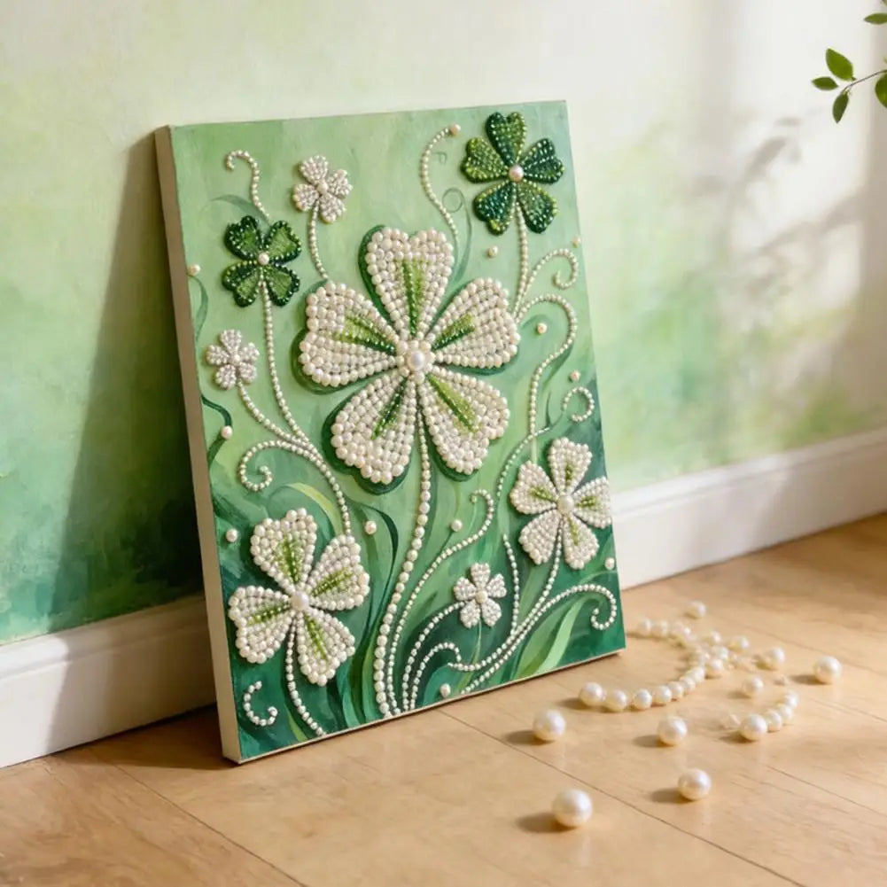 DIY Pearl Gem Painting Kit – Floral Art for Adults 20×30cm