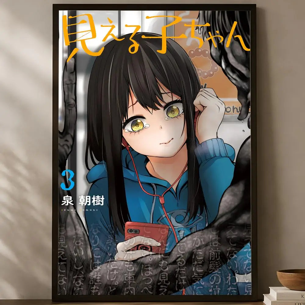 Anime Character Self-Stick HD Wall Art Poster – Waterproof