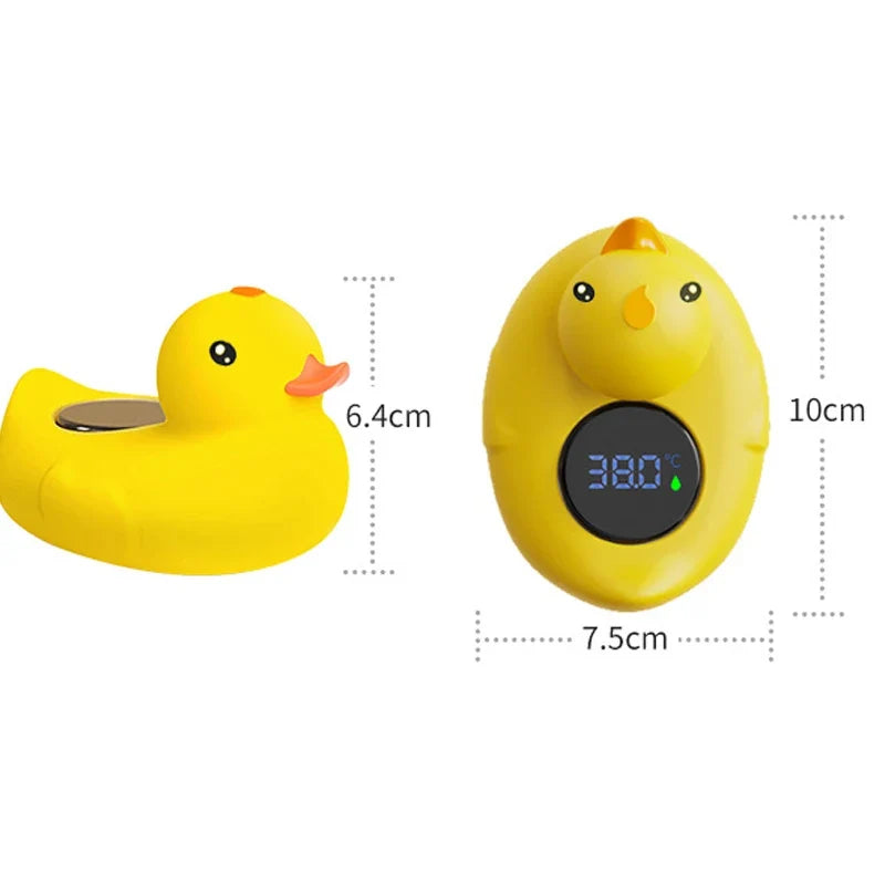 Thermometer Little Yellow Duck Baby Bathtub Shower Water Safe