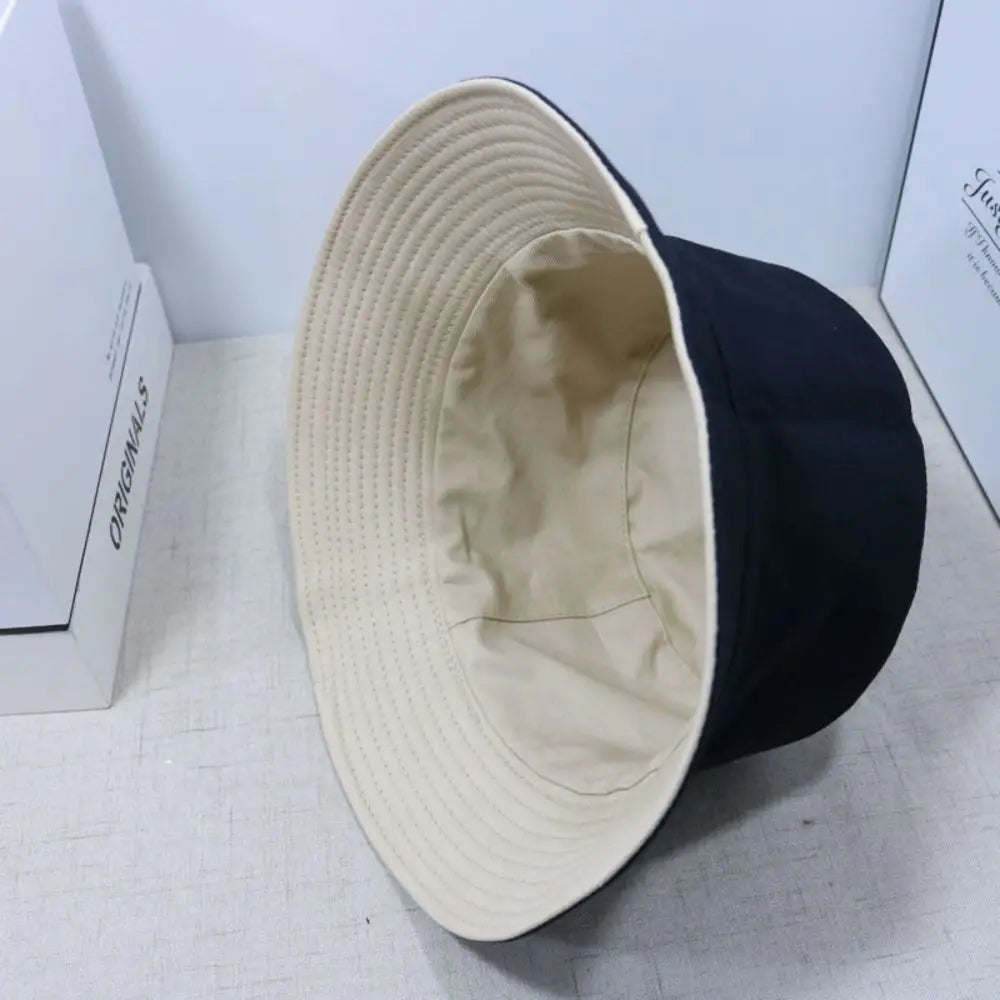 Double-Sided Bucket Hat – Foldable Wide Brim Sun Cap Unisex