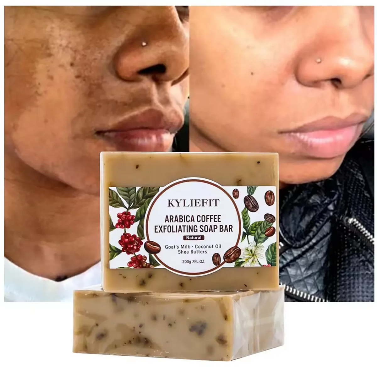 AILKE Coffee & Shea Sugar Scrub – Exfoliate & Brighten Skin