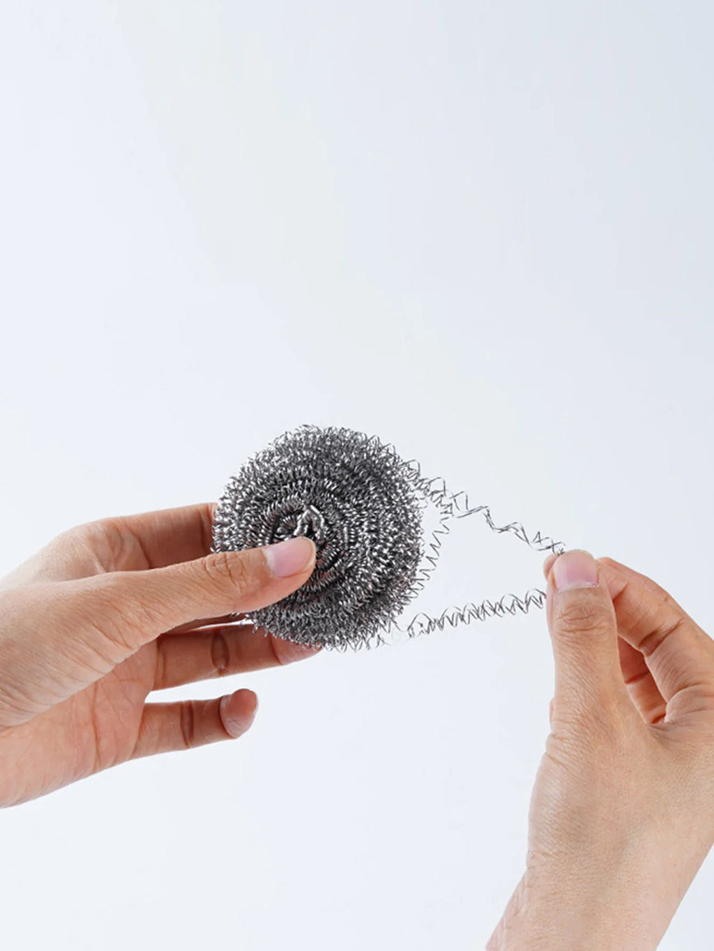Bag Stainless Steel Cleaning Ball Dishwashing Scrubber Kitchen Pot