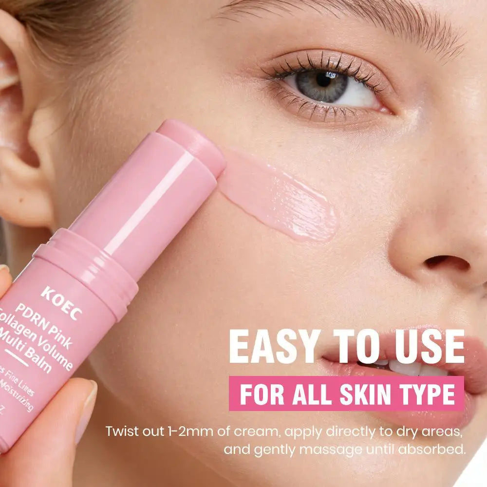 PDRN Pink Collagen Multi Balm Stick – Face, Lip, Eye & Neck