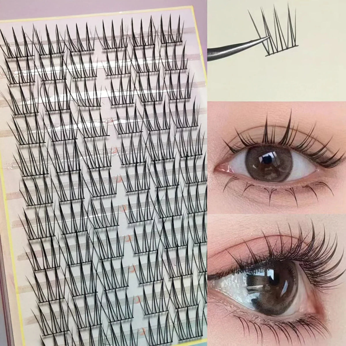 Korean Idol Individual False Eyelashes 7-13mm Natural Volume