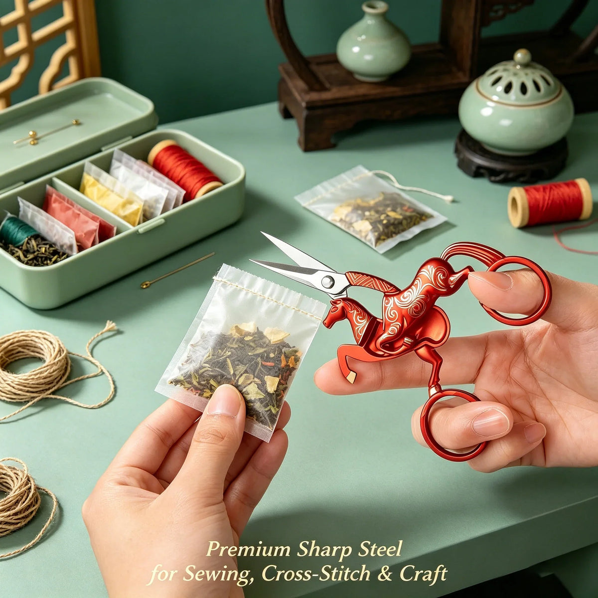 Horse-Shaped Embroidery Scissors – Sharp Stainless Steel