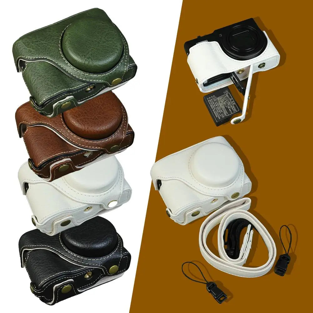 Lumix Tz99 Zs99 PU Leather Protective Case Travel Camera Bag Foreskin