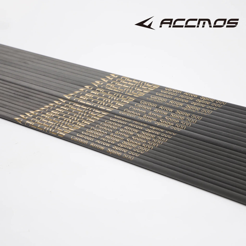 12 ACCMOS ID4 2 Pure Carbon Arrow Shaft Spine 350-1800 DIY Archery