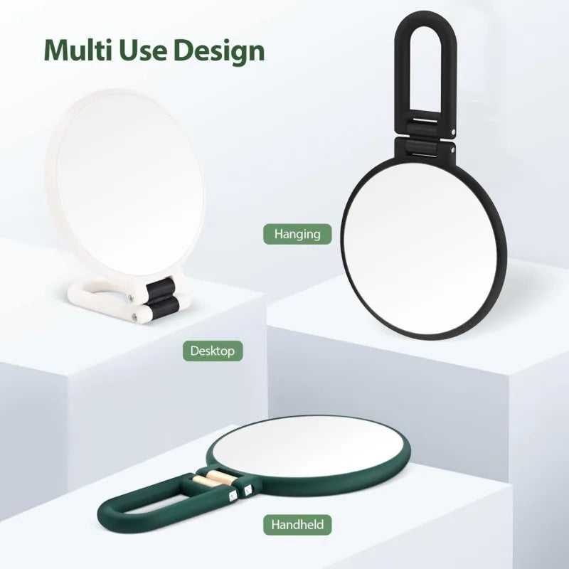 30X Magnifying Makeup Mirror with Stand – Double Sided 360°