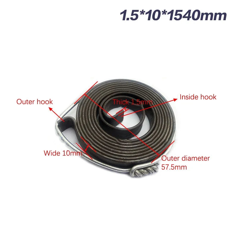 0 7-1 5 Thickness 680- Length Spiral Flat Wire Coil Torsion Constant