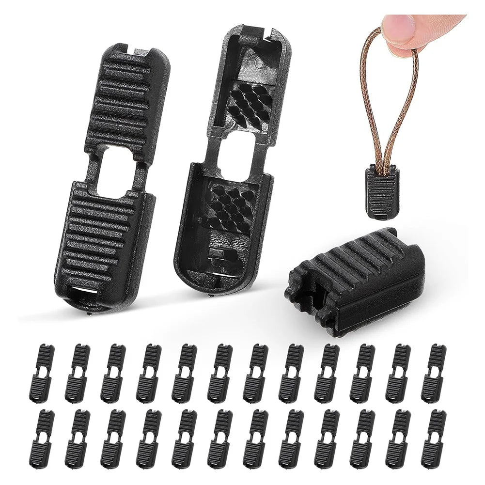 A36T- Zipper Puller Wire Ends DIY Replacement Fasteners Backpacks