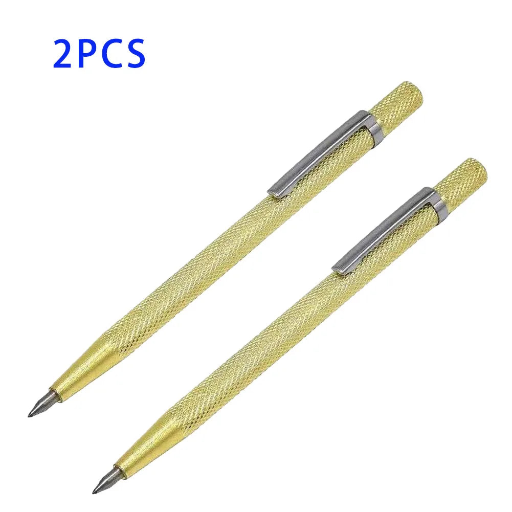 2-Pack Carbide Tip Scriber Pens – Glass, Tile & Metal Marking
