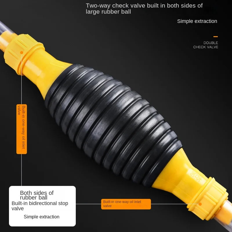 Manual Hand Fuel Siphon Pump – Gas, Diesel & Liquid Transfer