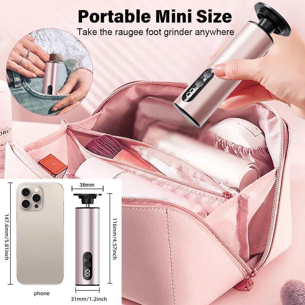 Electric Callus Remover Foot File | 9-Speed Pedicure Machine