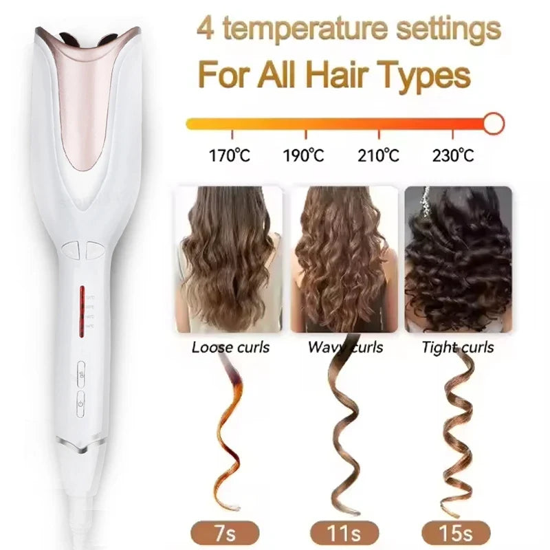 Automatic Steam Rotary Hair Curler | Big Waves & Curls