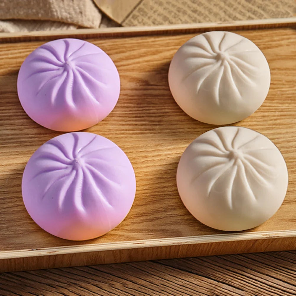 Steamed Bao Bun Squishy Slow-Rise Squeeze Fidget Toy | TPR
