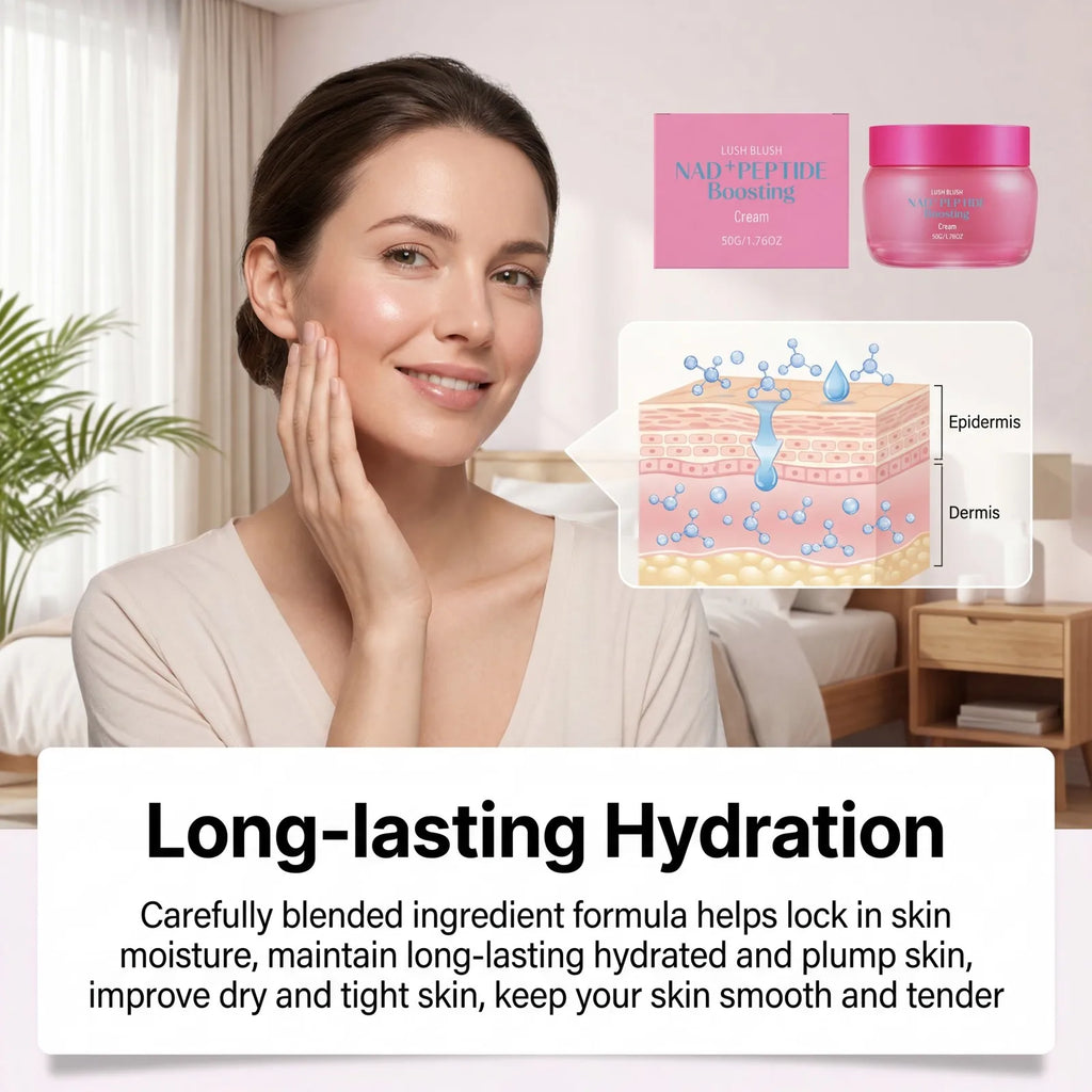 NAD+ Peptide Face Cream 50g – Firming, Hydrating & Brightening
