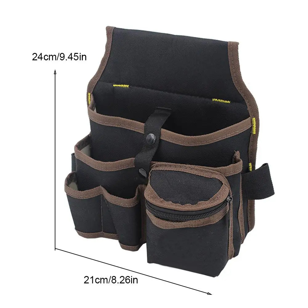 Electrician Tool Belt Pouch | Nylon Waist Bag Organizer