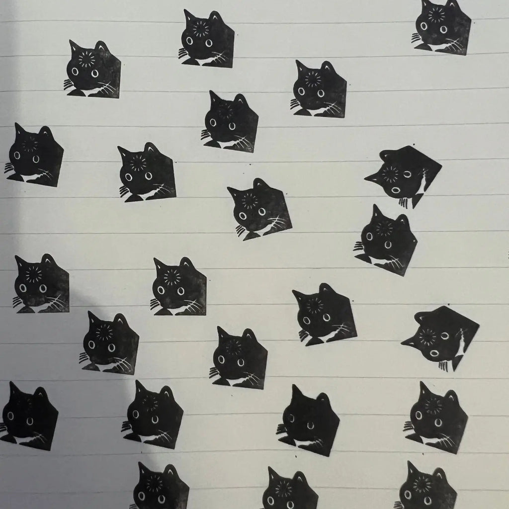 Shutdown Cat Seal Funny Emoji Stamps Creative Small Round Seals