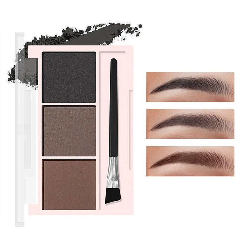 3-Color 3D Eyebrow Powder – Waterproof & Long-Lasting