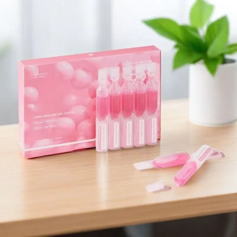 PDRN Hyaluronic Acid Collagen Brightening Ampoule Serum 10-Pack