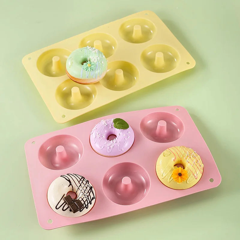 Food Grade Silicone Donut & Macaron Mold | Cookie Baking Tool