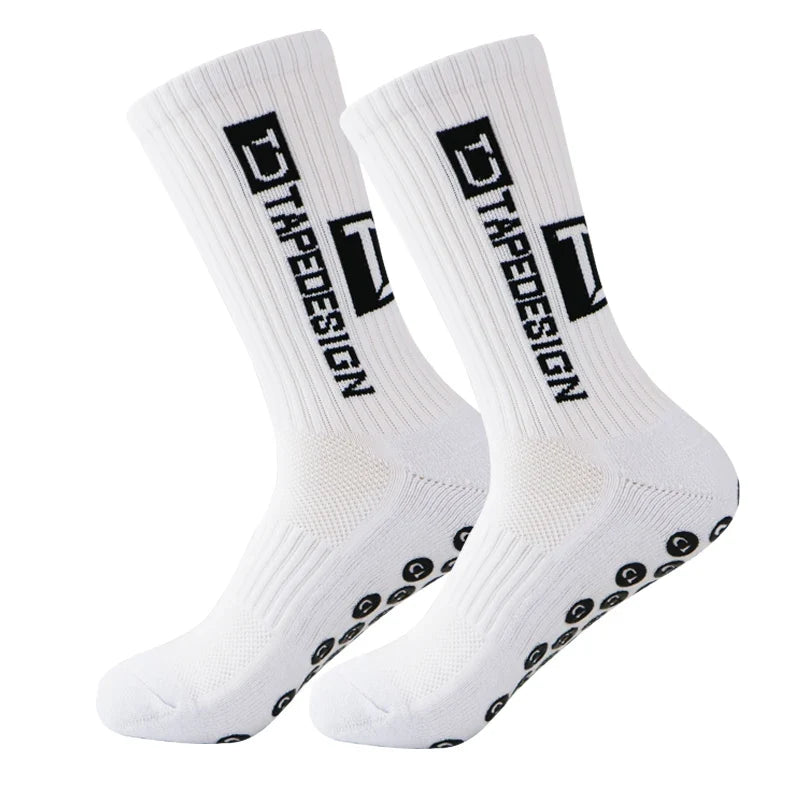 Anti-Slip Football Grip Socks | Breathable Knee-High Sports