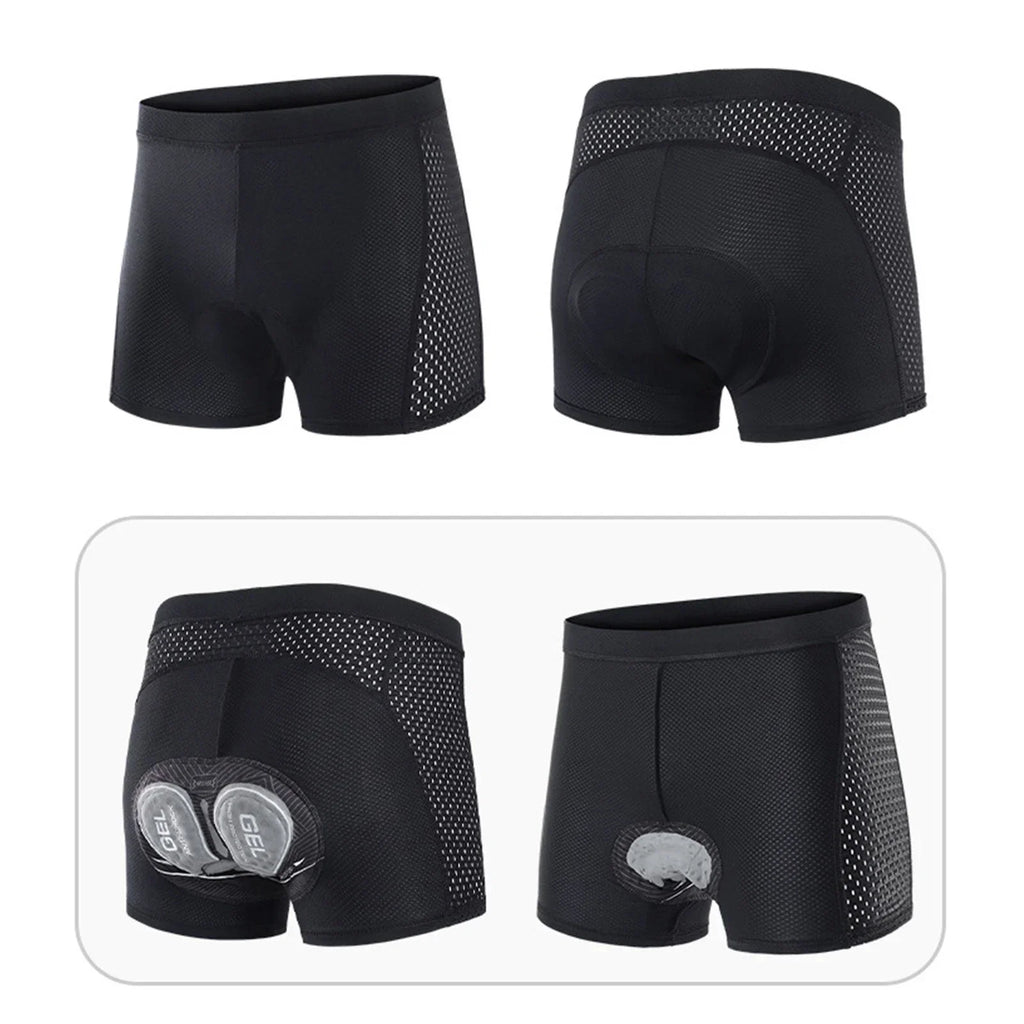 Padded Bike Shorts Men Mens Padding Cycling Riding Underwear