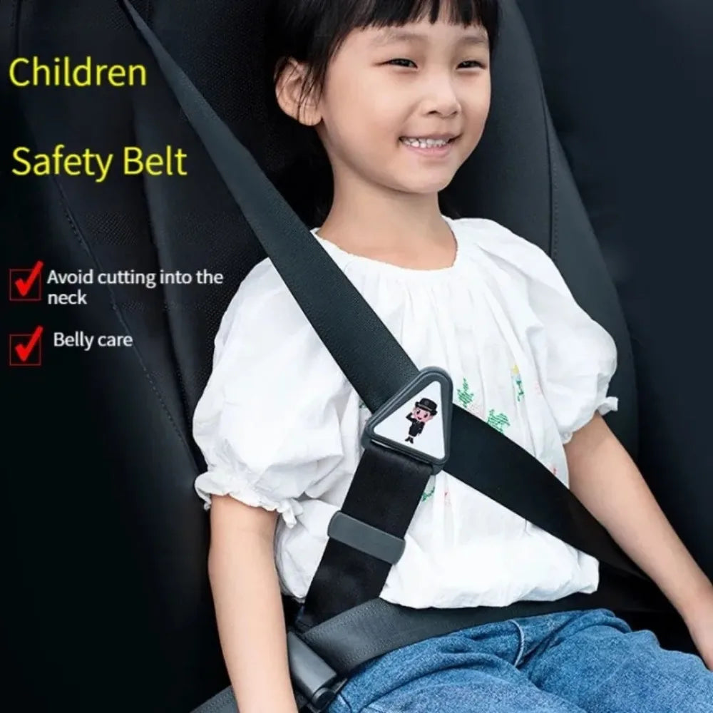 Child Car Seat Belt Adjuster – Anti-Neck Rub Safety Clip