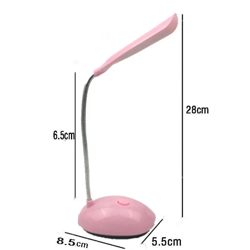 Eye Care Learning Small Desk Lamp Folding Creative Battery Dimmable