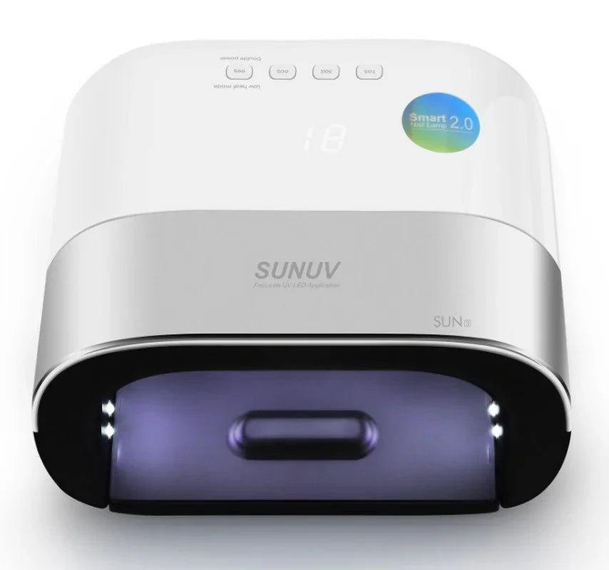 SUNUV SUN3 48W UV LED Nail Lamp with Smart Timer Memory