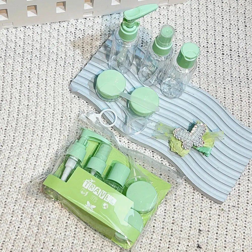 Travel Bottles Leak Proof Portable Toiletry Containers Clear Cosmetic