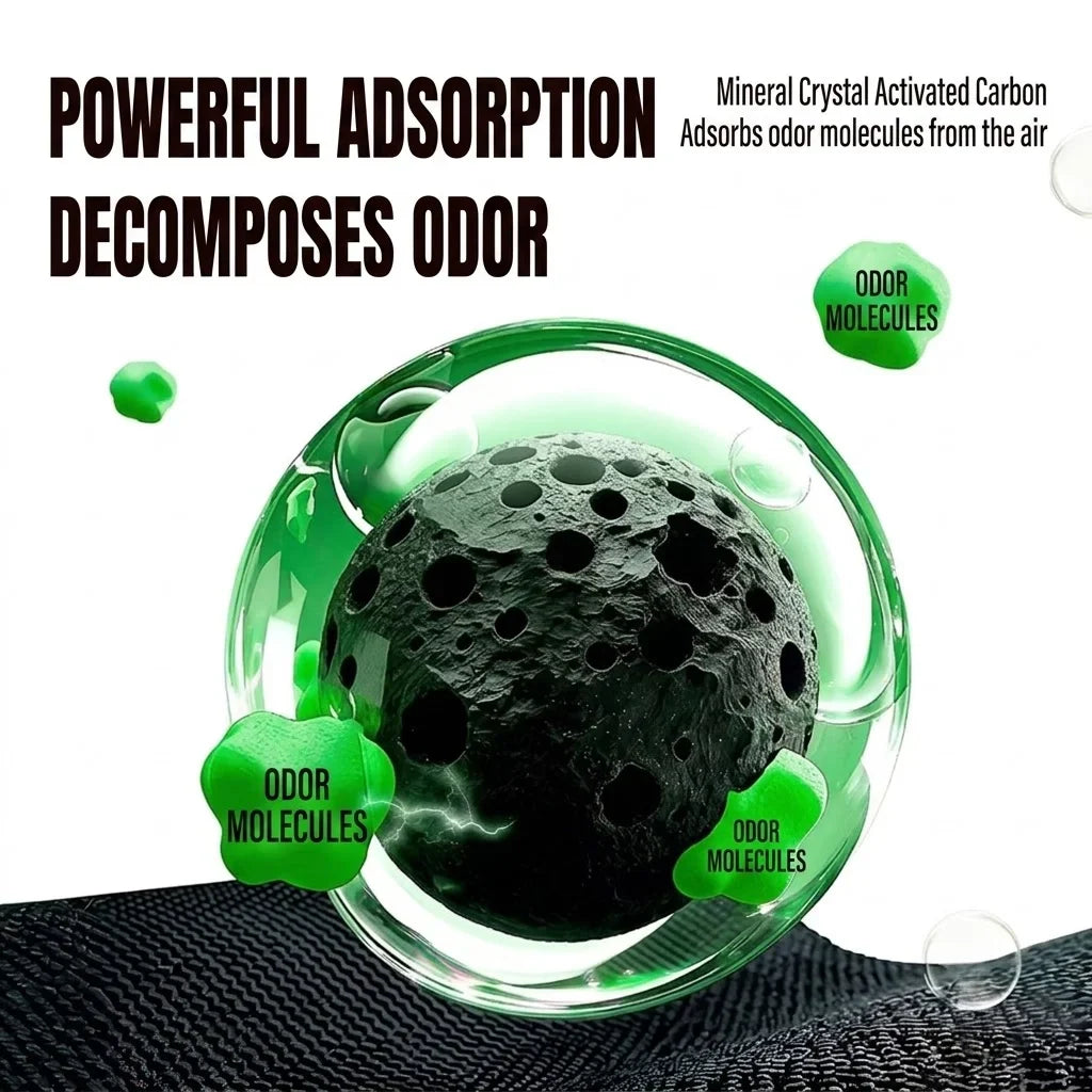 MIRAVEXL Activated Carbon Cat Litter Deodorizing Beads 200g