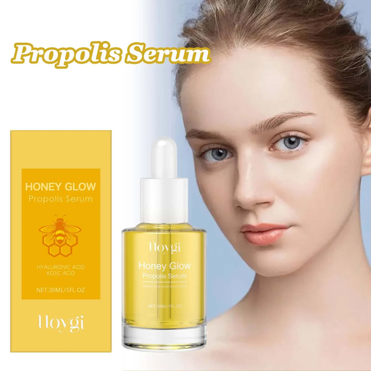 Hoygi Propolis Face Serum – Acne, Hydration & Brightening